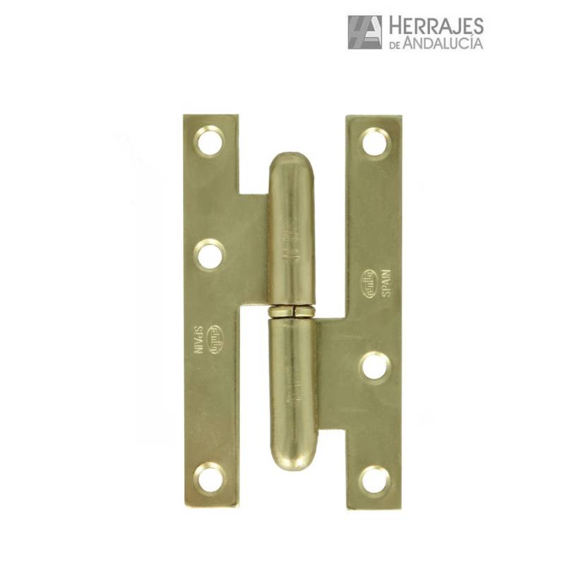 Pernio Modelo 403 Derecho 95 mm Latonado | Herrajes de Andalucía