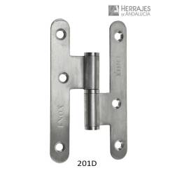Pernio Modelo 305 sin remate derecha Inoxidable | Herrajes de Andalucía