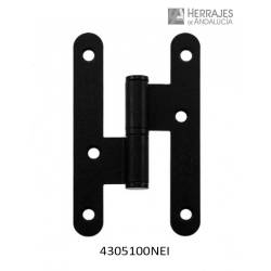 Pernio 4305 100 mm Izquierda Negro | Herrajes de Andalucía