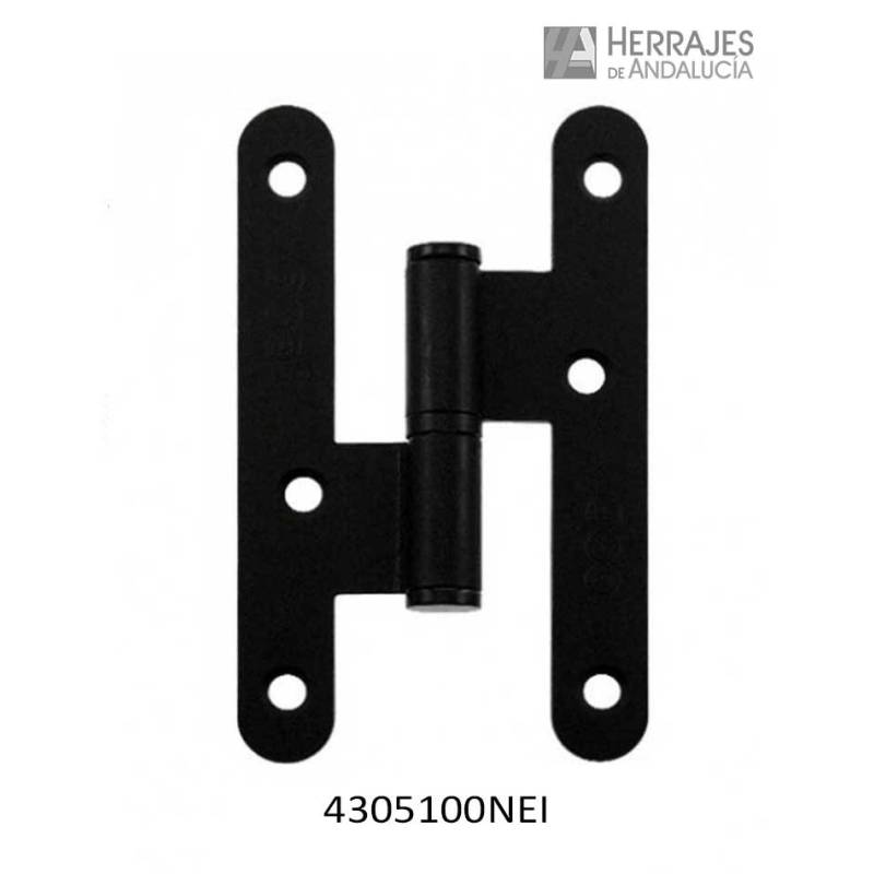 Pernio 4305 100 mm Izquierda Negro | Herrajes de Andalucía
