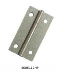 Bisagra fija 5005-1-1/2" de 22x35mm de hierro acabado: gris