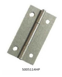 Bisagra fija 5005-1-1/4" de 19x30mm de hierro acabado: gris