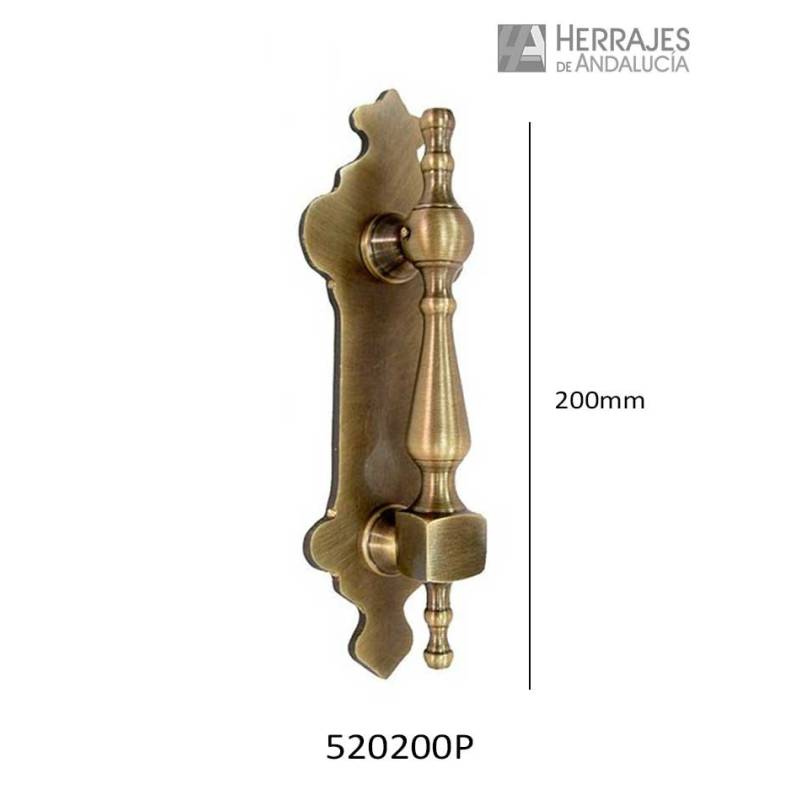 Llamador 520 columna patinado | Herrajes de Andalucía