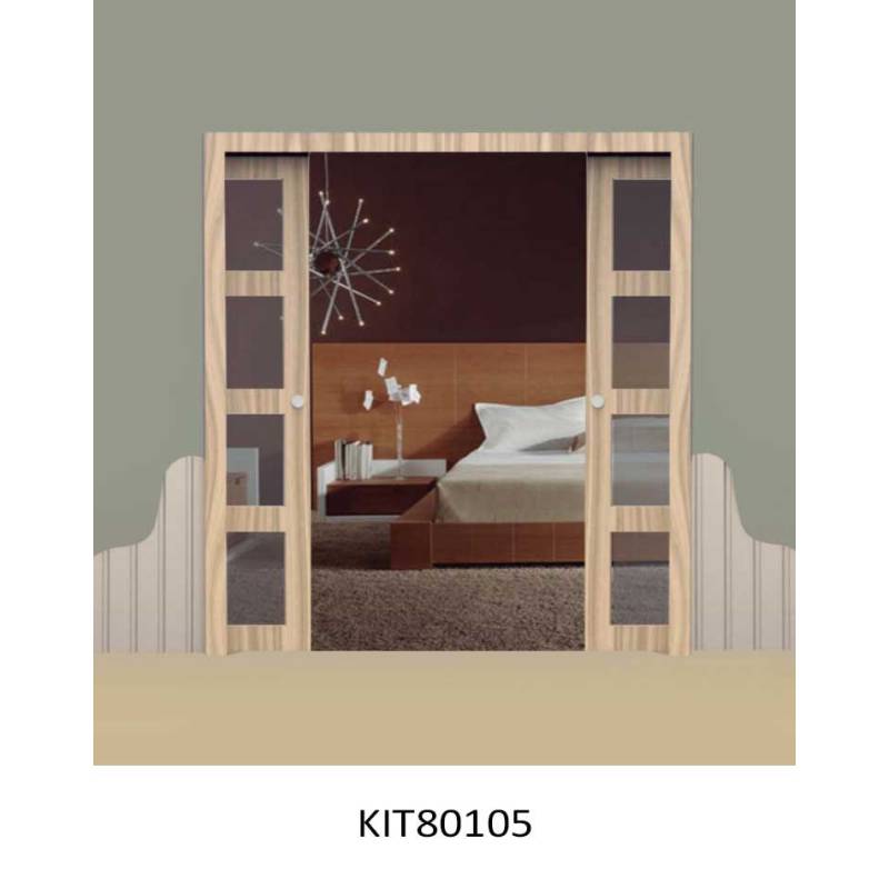 Kit unión premarco yeso / revocado dobles 80x80x105cm | Herrajes de Andalucía