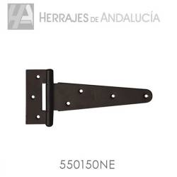 BISAGRA CON FORMA DE T NEGRO 550/150