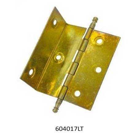 BISAGRA SOLAPADA DE 60x40x17mm. LATÓN. ACABADO: DORADO