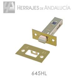 PICAPORTE HIERRO LATONADO 6/45