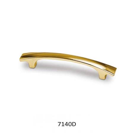 TIRADOR PUENTE. ACABADO: DORADO CON BRILLO.. 32mm