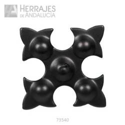Clavo Decorativo Cruz Florenzada | Herrajes de Andalucía