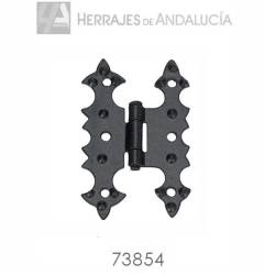 Bisagra Castellana Forja Negra 95x60 Mariposa | Herrajes de Andalucía