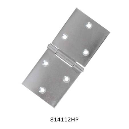 BISAGRA 814-1-½" DE 37x90mm. HIERRO PULIDO. ACABADO: ZINCADO