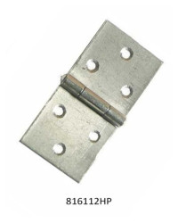 Bisagra 816-1-½" de 37x73mm hierro pulido acabado: zincado