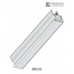 Tirador vertical acabado dorado 2.6m-Herrajes de Andalucía
