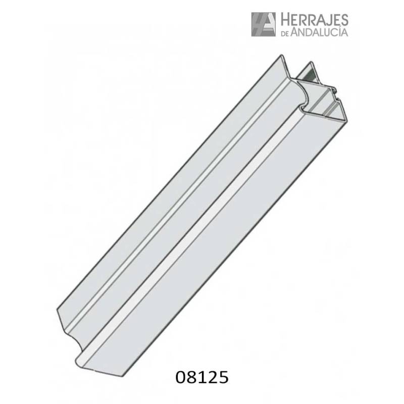 Tirador vertical acabado dorado 2.6m-Herrajes de Andalucía