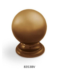 Tirador esfera acabado: bronce viejo 24mm