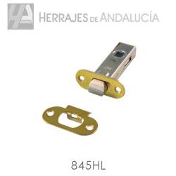 Picaporte embutir 845HL latonado | Herrajes Andalucía