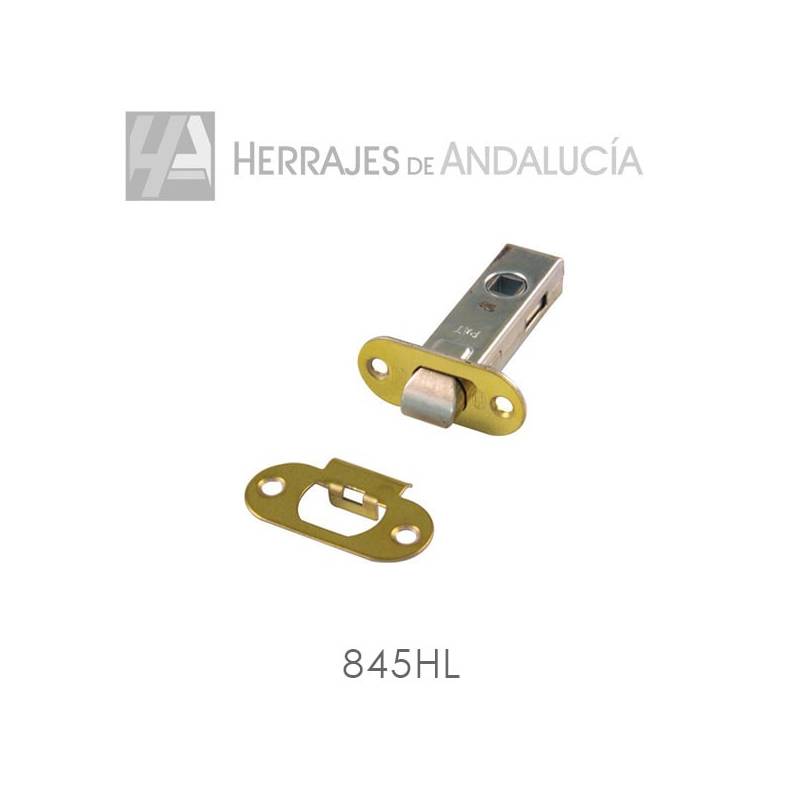 Picaporte embutir 845HL latonado | Herrajes Andalucía