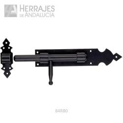 Cerrojo de forja negra modelo 85r 220