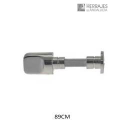 Muletilla para puertas baños Ø19 cromada | Herrajes de Andalucía