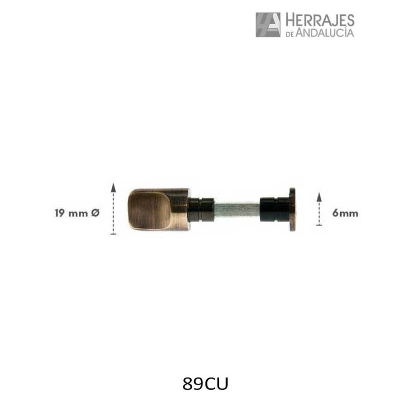 Muletilla puertas de paso cuero satinado – Herrajes de Andalucía