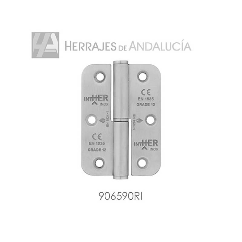 Bisagra 9065CRC canto redondo izquierda 120 kg | Herrajes de Andalucía