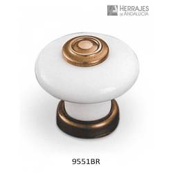 POMO DE PORCELANA BLANCA....