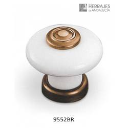 POMO DE PORCELANA BLANCA....