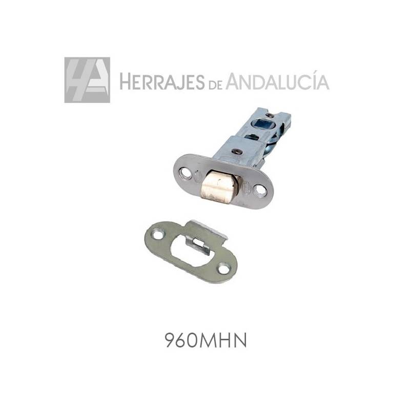 Picaporte para puertas madera acabado níquel | Herrajes de Andalucía