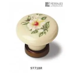 POMO FLORAL DE PORCELANA....
