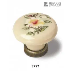 POMO FLORAL DE PORCELANA....
