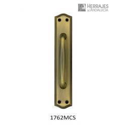 Manillón placa 1762 cuero satinado 250x45mm | Herrajes de Andalucía