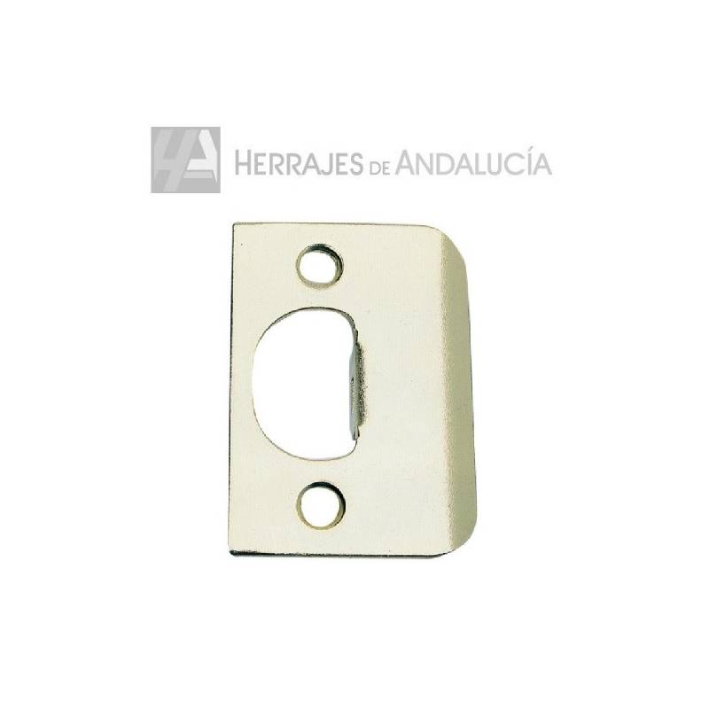 Cerradero cuadrado hierro latonado TESA | Herrajes de Andalucía