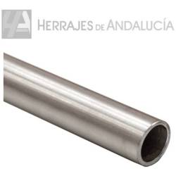Tubo puerta corredera acero inoxidable 2 m | Herrajes de Andalucía