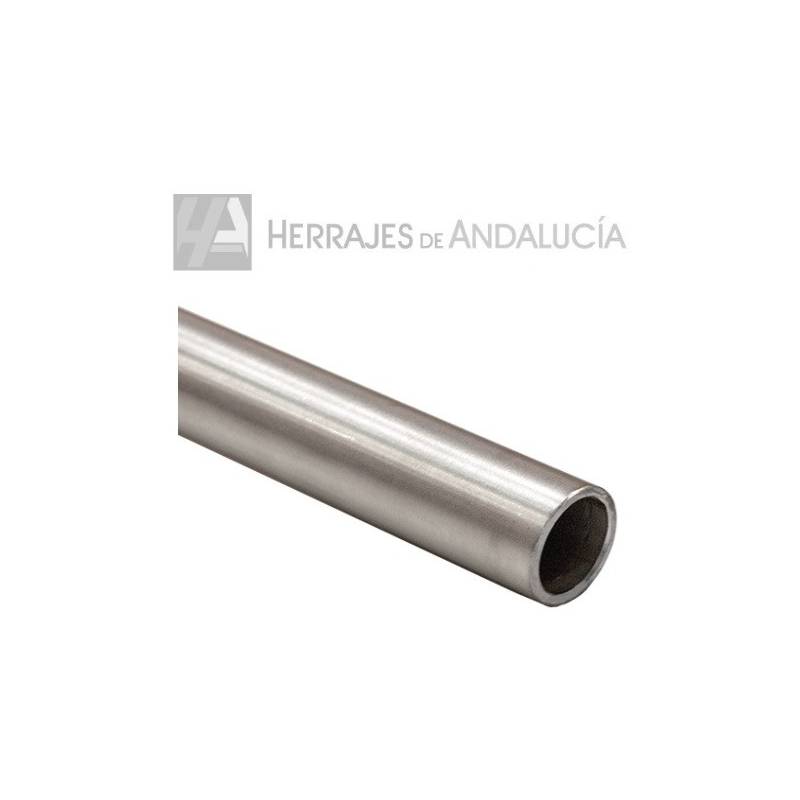 Tubo puerta corredera acero inoxidable 2 m | Herrajes de Andalucía