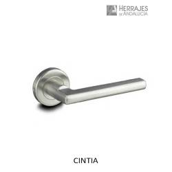 Manivela Inox con Roseta 127x54 mm | Herrajes de Andalucía
