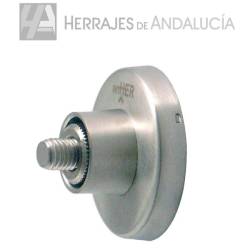Soporte anclaje de tubo de pared WPF-01 para cabinas sanitarias