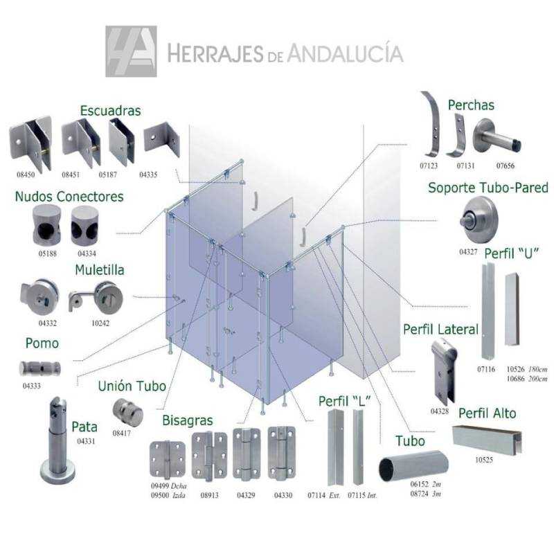 Escuadra Unión 90º Cabina Sanitaria Inox | Herrajes de Andalucía