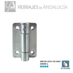 Bisagra Plana con Muelle Inox AISI 304 | Herrajes de Andalucía