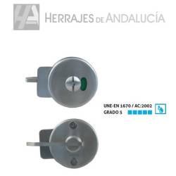 Condena-descondena inox cabina 65 mm muletilla con desbloqueo