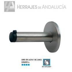 Percha roseta c/tope inox eb1110 cabina sanitaria