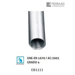 Tubo WPF-25 cabina sanitaria 3m acero inoxidable 304 | Herrajes de Andalucía