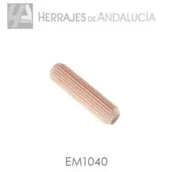 ESPIGA MADERA 10X40 