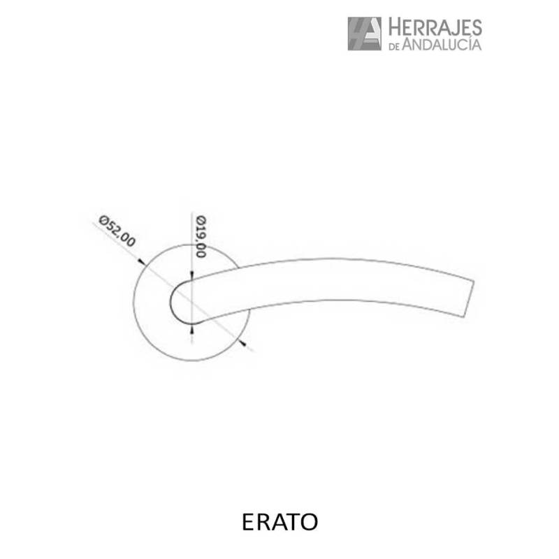 Manivela Erato Inox AISI 304 Inther | Herrajes de Andalucía