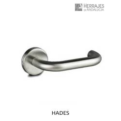 Manilla con roseta acero inoxidable 135x58 mm | Herrajes de Andalucía