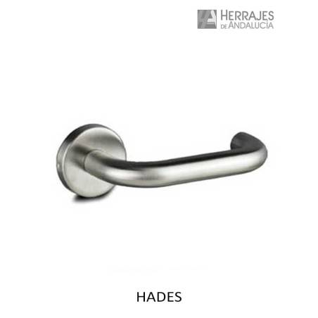 Manilla con roseta acero inoxidable 135x58 mm | Herrajes de Andalucía