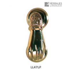 Llamador mano Fátima latonado-Herrajes de Andalucía