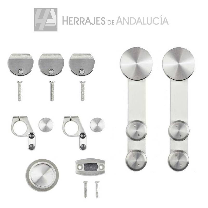 Kit para Puerta Corredera de Cristal