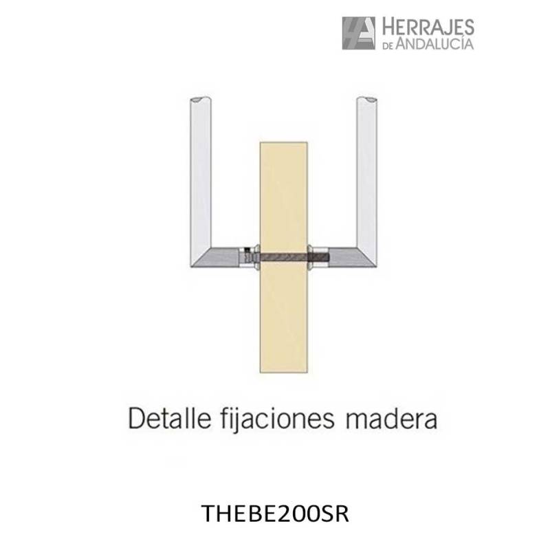 Manillón Thebe Inoxidable 200 mm | Herrajes de Andalucía