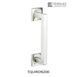 Manillón Quirón rosetas cuadradas 200 mm | Herrajes de Andalucía