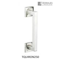 Manillón Quirón 250 mm rosetas cuadradas | Herrajes de Andalucía
